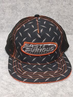 Fast and Furious Supercharged Universal Studios adjustable hat ball cap